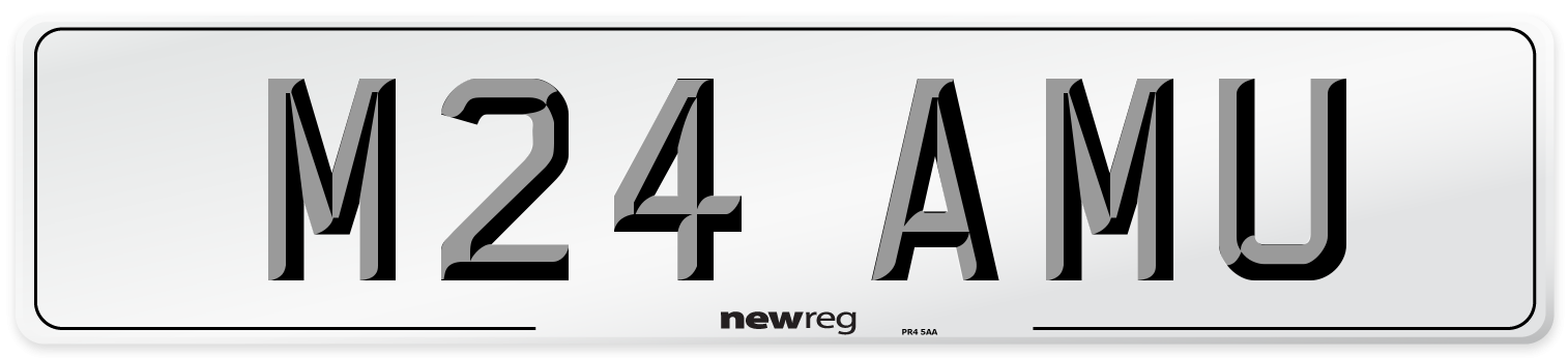 M24 AMU Number Plate from New Reg